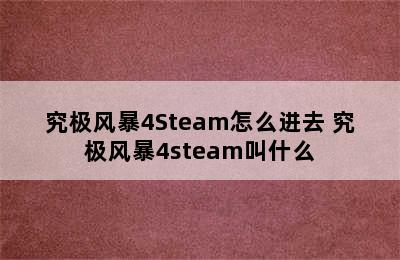 究极风暴4Steam怎么进去 究极风暴4steam叫什么